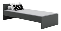 Łóżko młodzieżowe Alex 200x90 szare