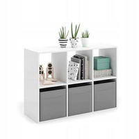 Regał biały Loni 2x3