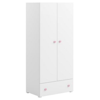 Szafa dziecięca Stella - uchwyty różowe