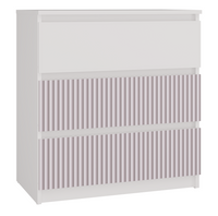 Komoda MALMO III Różowy