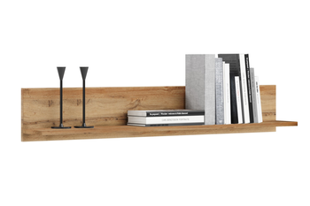 Półka SHELF ścienna wisząca 100 cm - Dąb Craft