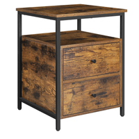 Stolik szafka RUSSELL 4  - Ciemny brąz