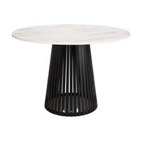  Stół okrągły VELORE - Jasny Marmur